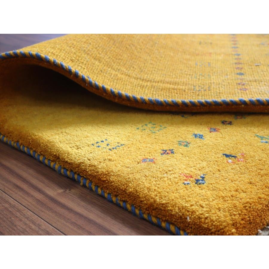 ギャッベ イラン産 手織りラグ 123x83cm モザイクのようなタイル柄　グレー　ナチュラル モノトーン |  | 06