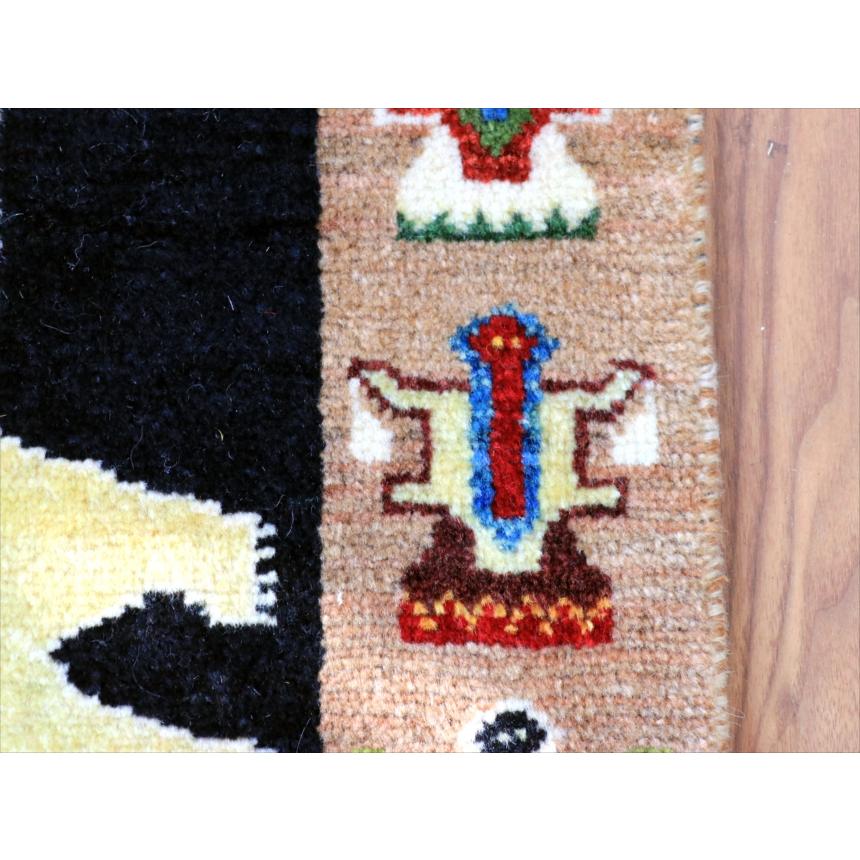 ライオンラグ オールドギャッベ 91x63cm 鬣のあるライオン　踊る女の子たち |  | 06