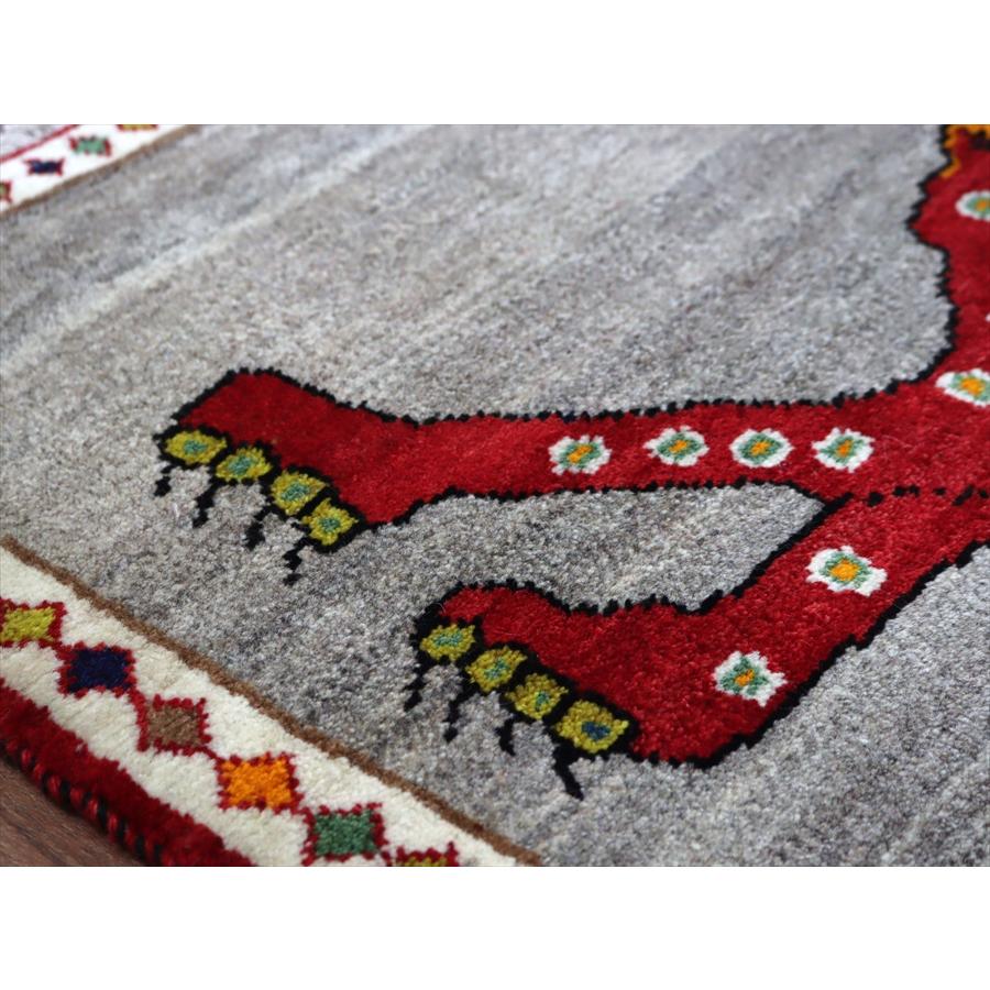 オールドギャッベ　ライオンギャベ 128x85cm 赤いメスライオン（ヒョウ） |  | 04