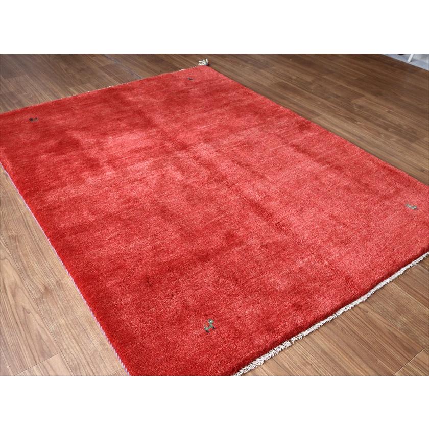 ギャッベ Gabbeh レッド 205×155cm イラン産 動物モチーフ |  | 04