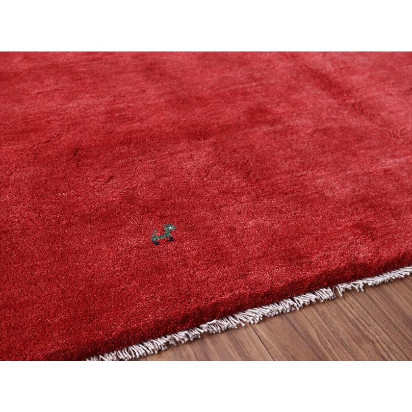 ギャッベ Gabbeh レッド 205×155cm イラン産 動物モチーフ |  | 07