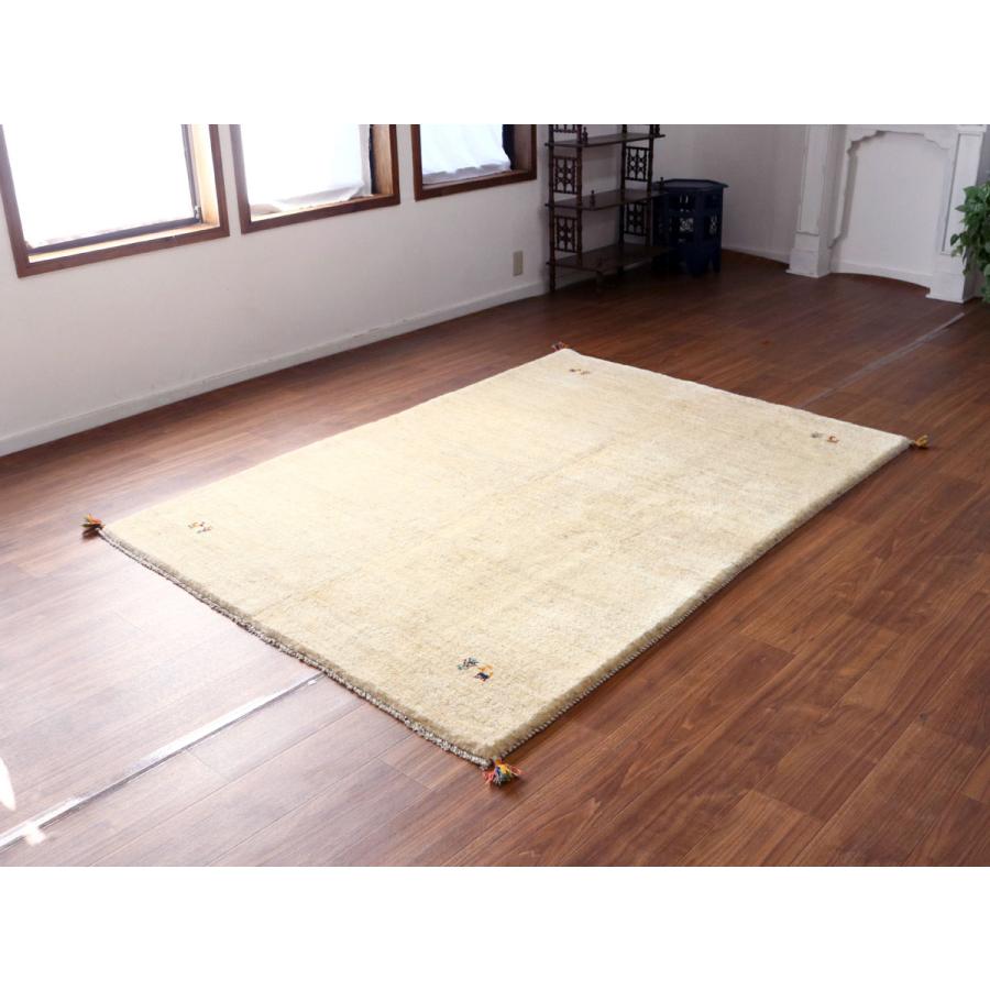 ギャッベ Gabbeh ナチュラルアイボリー 217×182cm イラン産 動物と生命の樹 |  | 01