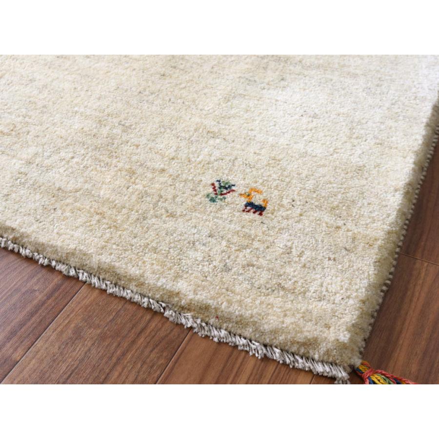 ギャッベ Gabbeh ナチュラルアイボリー 217×182cm イラン産 動物と生命の樹 |  | 05