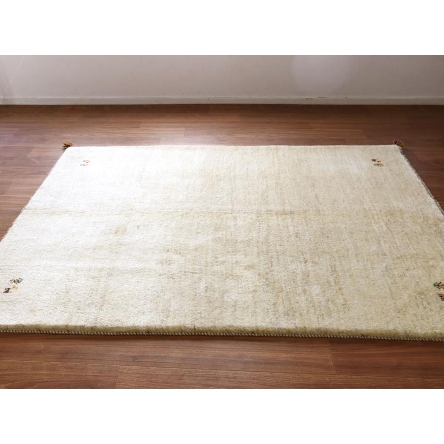 ギャッベ Gabbeh ナチュラルアイボリー 217×182cm イラン産 動物と生命の樹 |  | 09