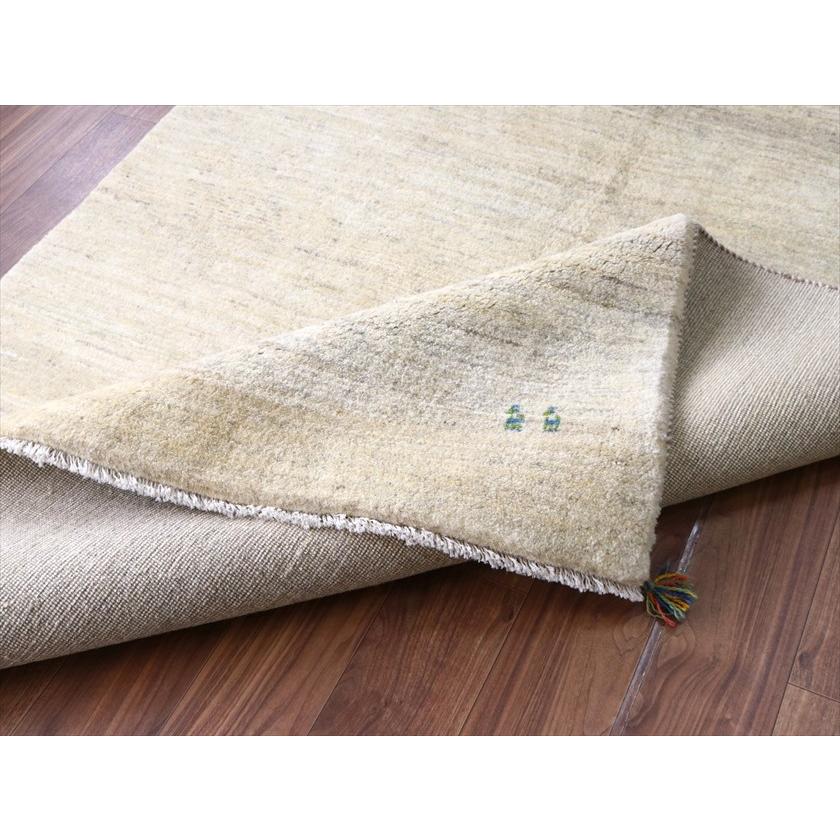 ギャッベ Gabbeh ナチュラルアイボリー 203×158cm イラン産 動物と生命の樹 |  | 11