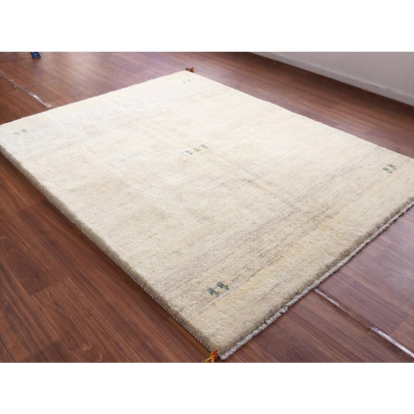 ギャッベ Gabbeh ナチュラルアイボリー 203×158cm イラン産 動物と生命の樹 |  | 03