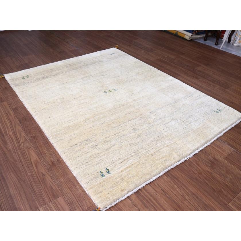 ギャッベ Gabbeh ナチュラルアイボリー 203×158cm イラン産 動物と生命の樹 |  | 04