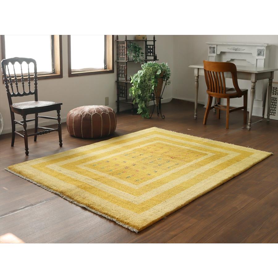 ボーダードデザイン ノマド 195x151cm イランの手織りラグ ギャッベ |  | 01