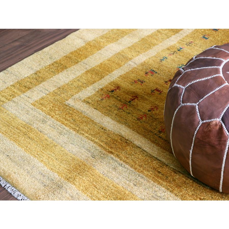 ボーダードデザイン ノマド 195x151cm イランの手織りラグ ギャッベ |  | 07