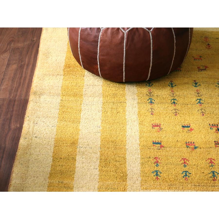 ボーダードデザイン ノマド 195x151cm イランの手織りラグ ギャッベ |  | 08