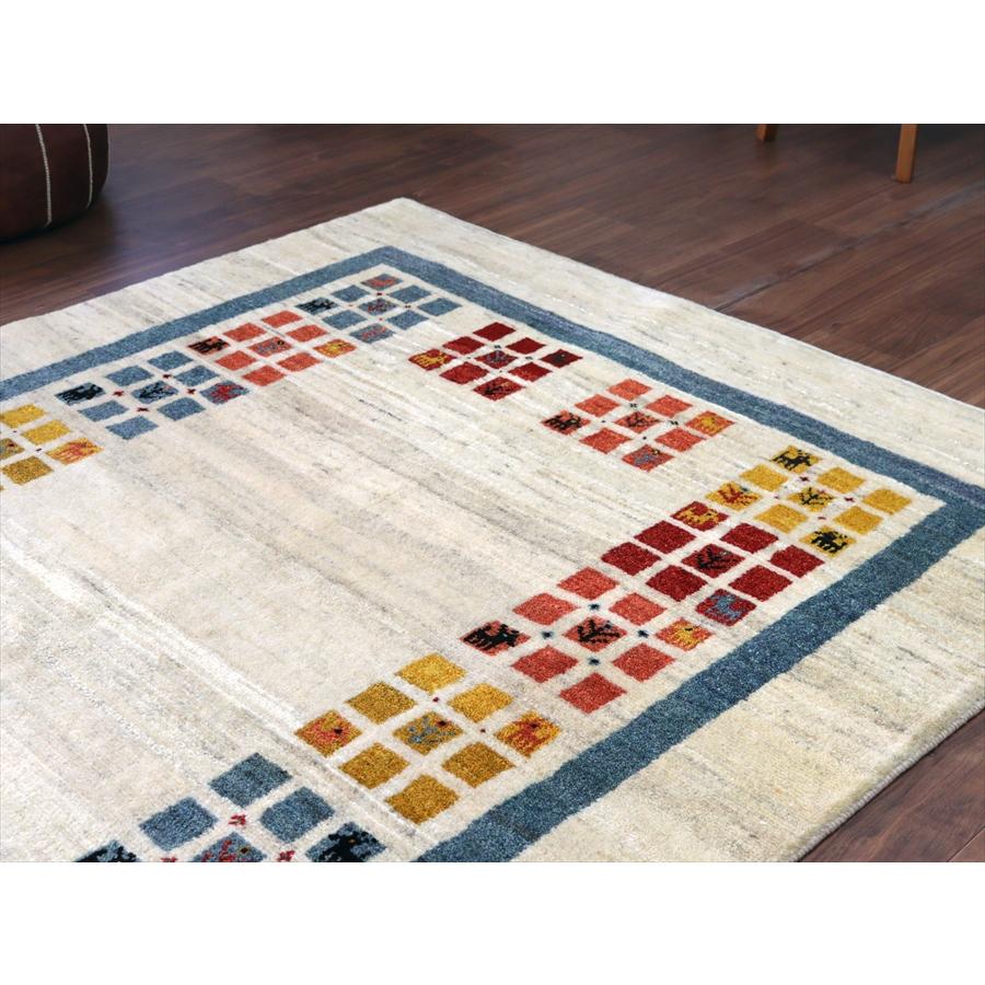 タイルデザイン ノマド 196x153cm イランの手織りラグ ギャッベ |  | 02