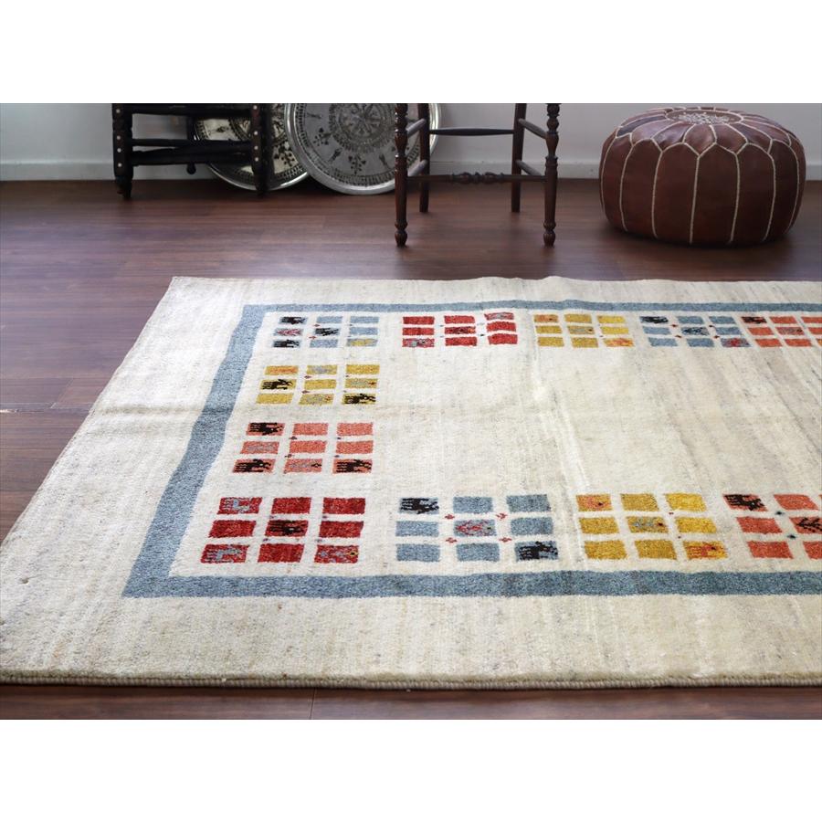 タイルデザイン ノマド 196x153cm イランの手織りラグ ギャッベ |  | 03