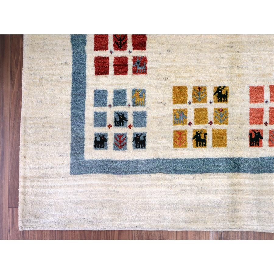 タイルデザイン ノマド 196x153cm イランの手織りラグ ギャッベ |  | 04