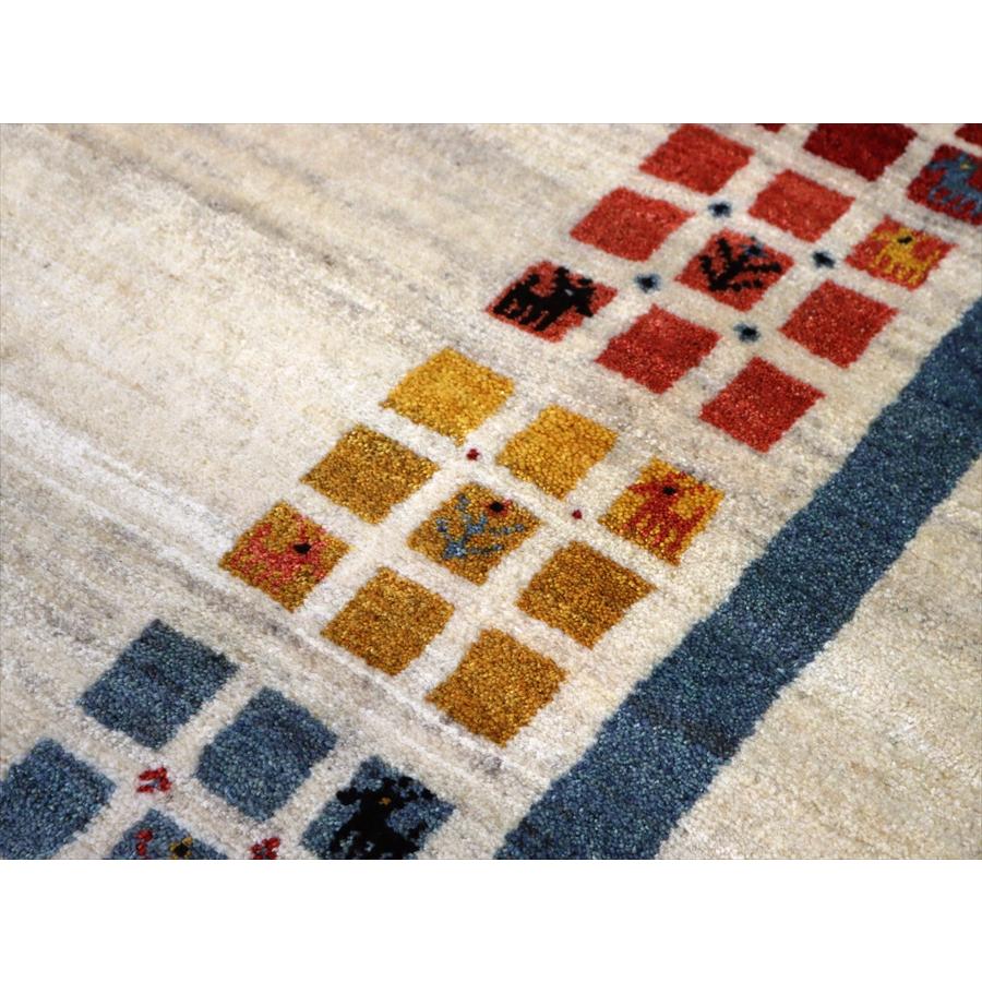 タイルデザイン ノマド 196x153cm イランの手織りラグ ギャッベ |  | 05