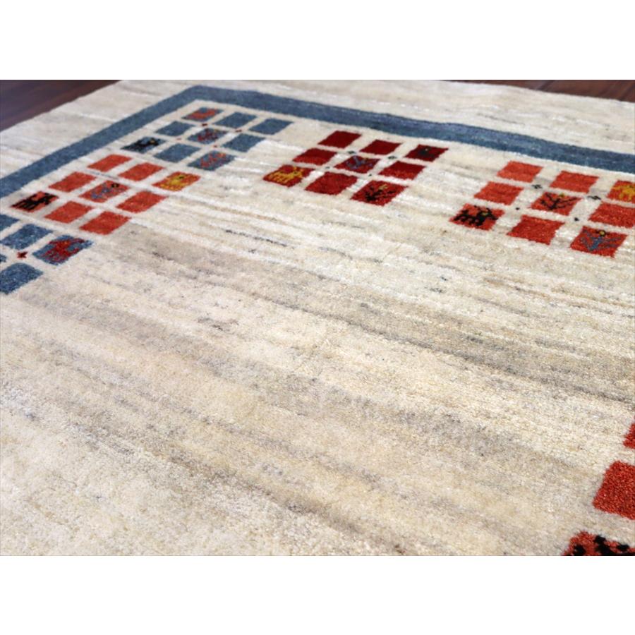 タイルデザイン ノマド 196x153cm イランの手織りラグ ギャッベ |  | 07