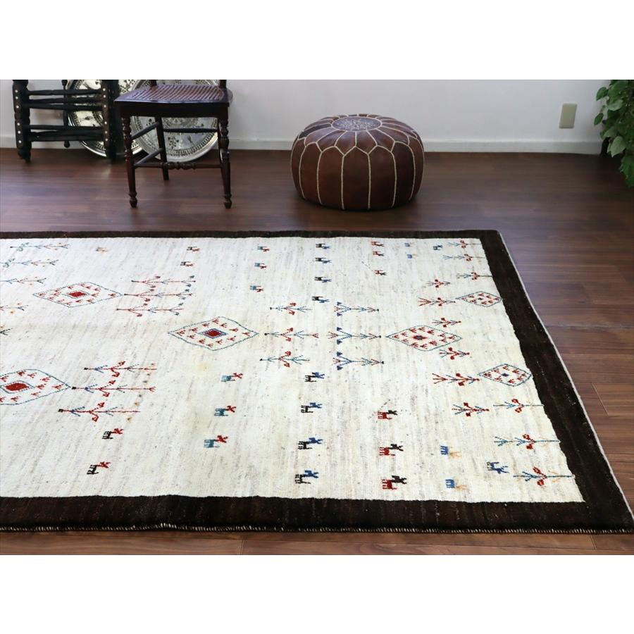 生命の樹と動物 ノマド 197x159cm イランの手織りラグ ギャッベ |  | 02