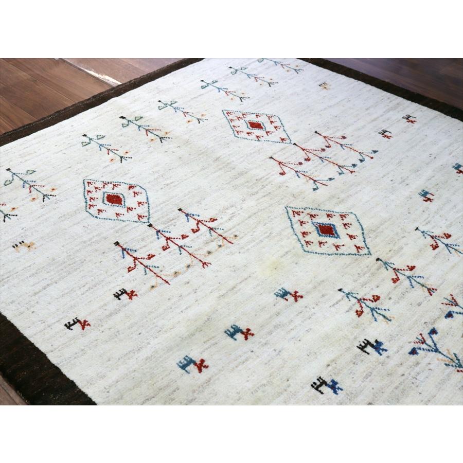 生命の樹と動物 ノマド 197x159cm イランの手織りラグ ギャッベ |  | 03