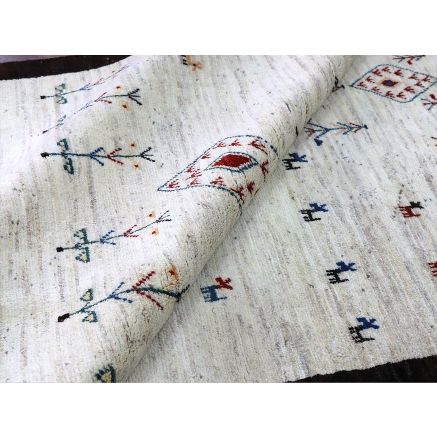 生命の樹と動物 ノマド 197x159cm イランの手織りラグ ギャッベ |  | 08