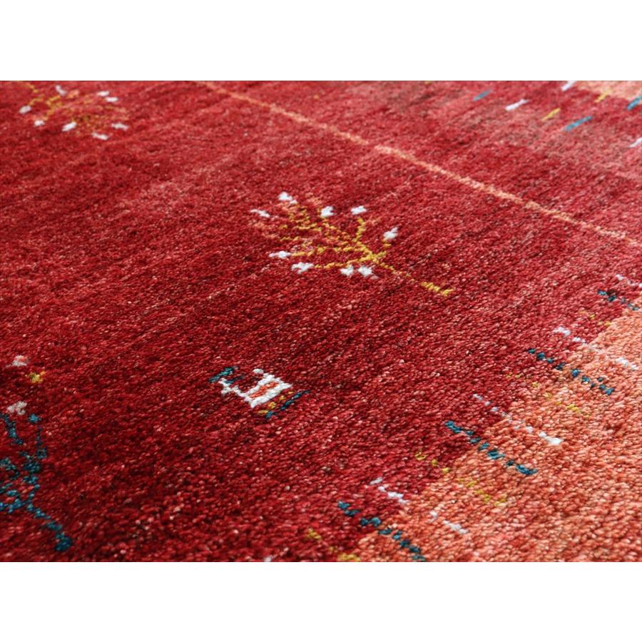 植物と動物 ノマド 193x153cm イランの手織りラグ ギャッベ |  | 05