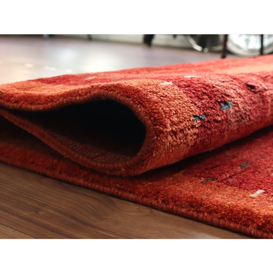 植物と動物 ノマド 193x153cm イランの手織りラグ ギャッベ |  | 07