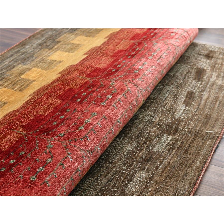 生命の樹のデザイン ノウバフト 190x144cm イランの手織りラグ ギャッベ |  | 11