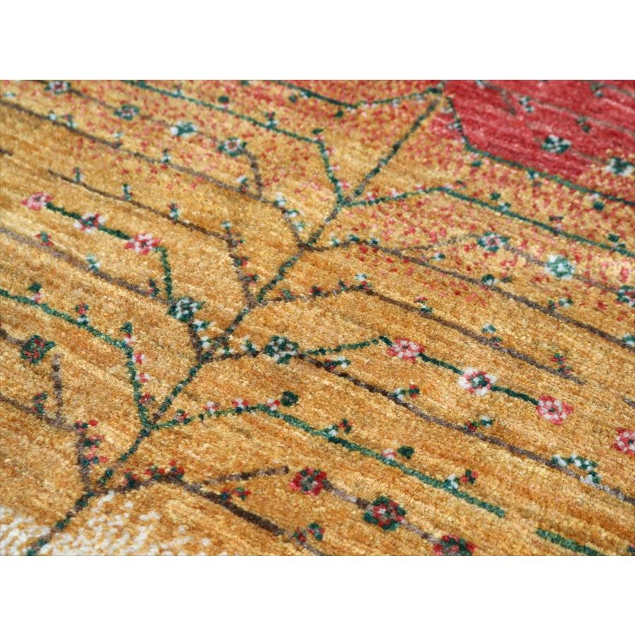 生命の樹のデザイン ノウバフト 190x144cm イランの手織りラグ ギャッベ |  | 13