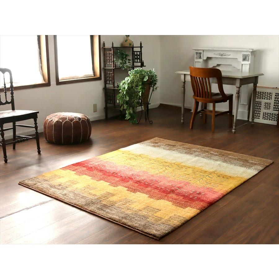 生命の樹のデザイン ノウバフト 190x144cm イランの手織りラグ ギャッベ |  | 01