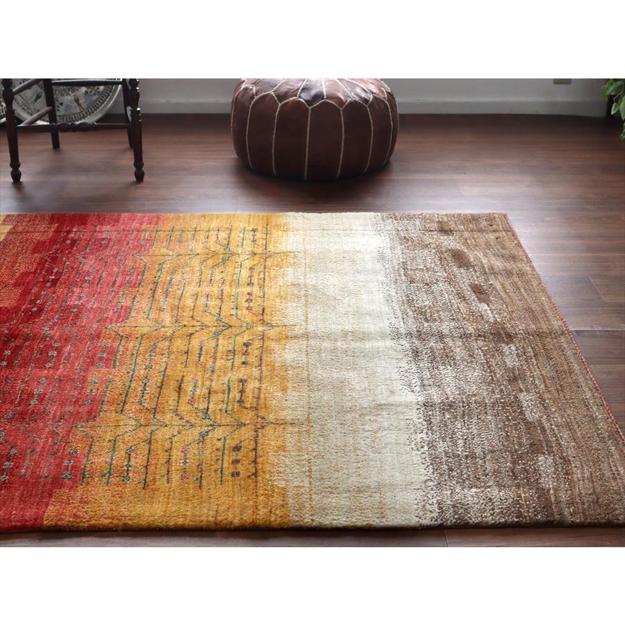 生命の樹のデザイン ノウバフト 190x144cm イランの手織りラグ ギャッベ |  | 02