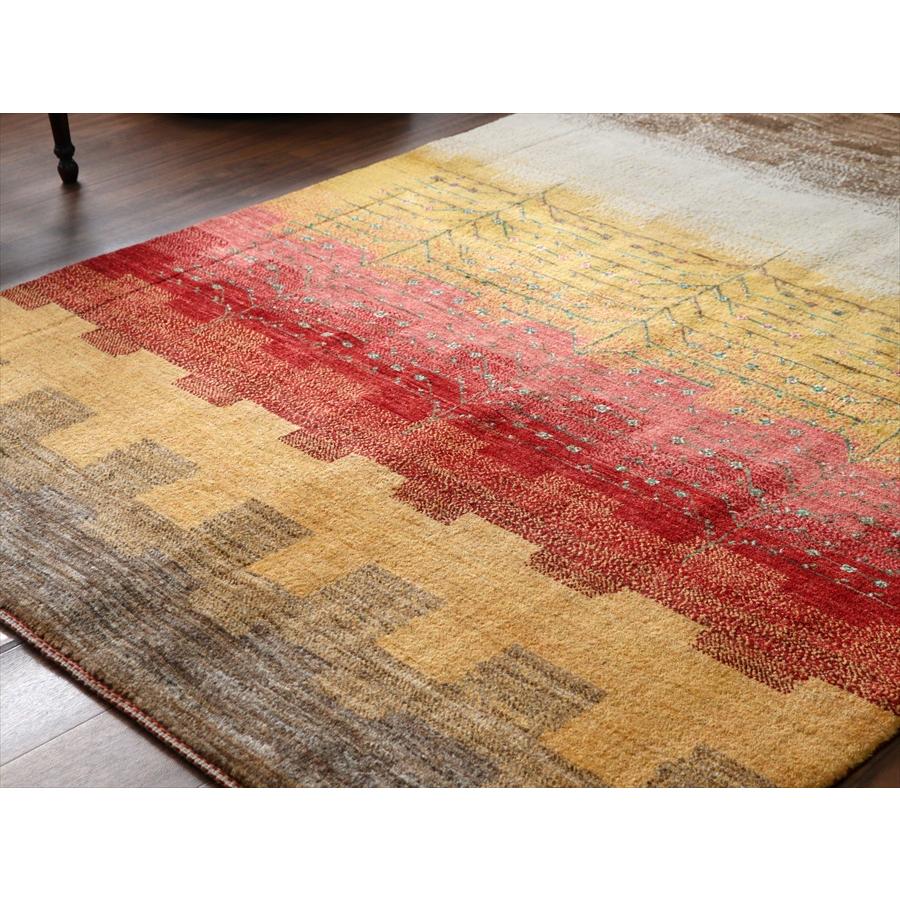 生命の樹のデザイン ノウバフト 190x144cm イランの手織りラグ ギャッベ |  | 03