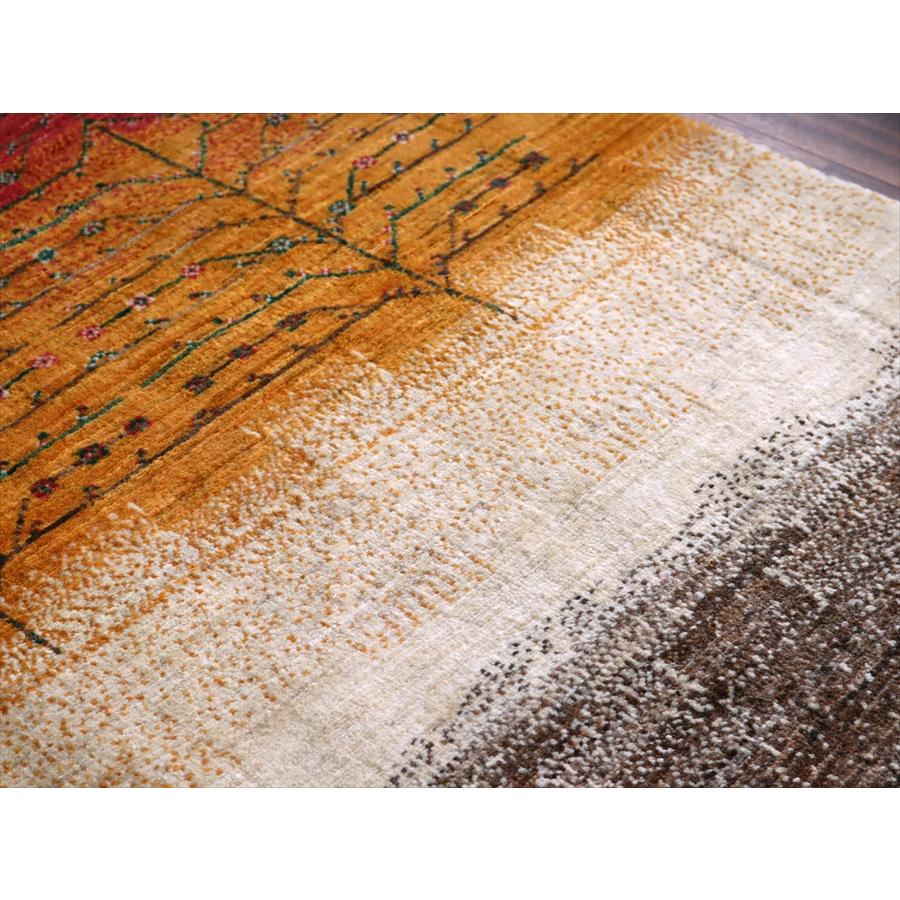 生命の樹のデザイン ノウバフト 190x144cm イランの手織りラグ ギャッベ |  | 05