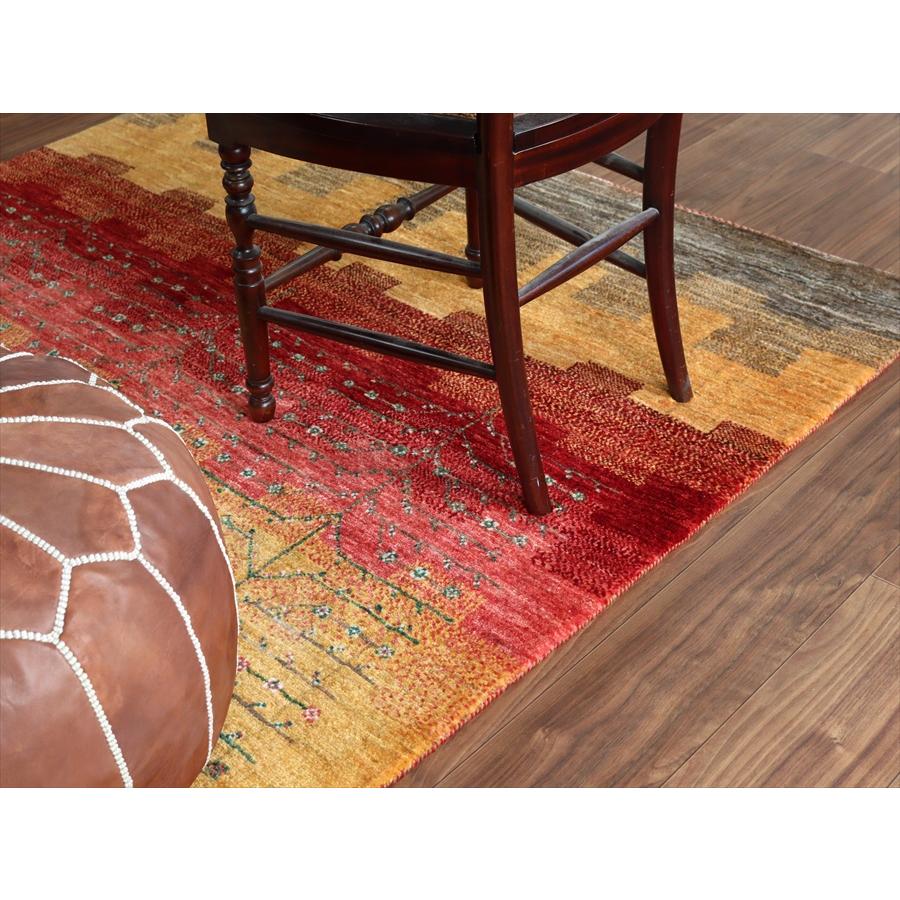 生命の樹のデザイン ノウバフト 190x144cm イランの手織りラグ ギャッベ |  | 08