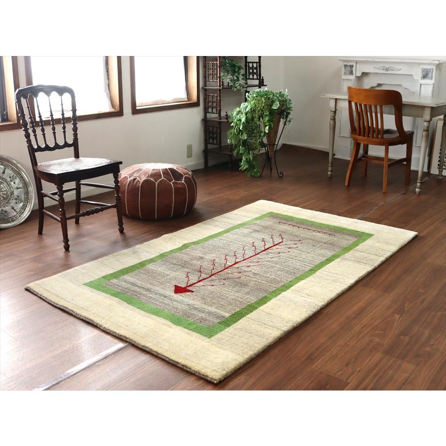 赤い生命の樹 ノマド 192x116cm イランの手織りラグ ギャッベ |  | 01