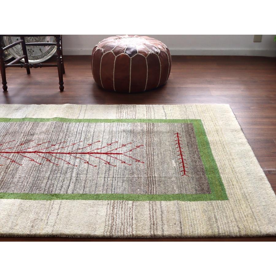 赤い生命の樹 ノマド 192x116cm イランの手織りラグ ギャッベ |  | 03