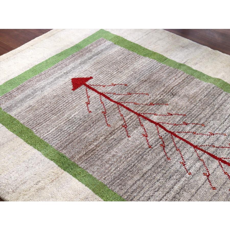 赤い生命の樹 ノマド 192x116cm イランの手織りラグ ギャッベ |  | 04