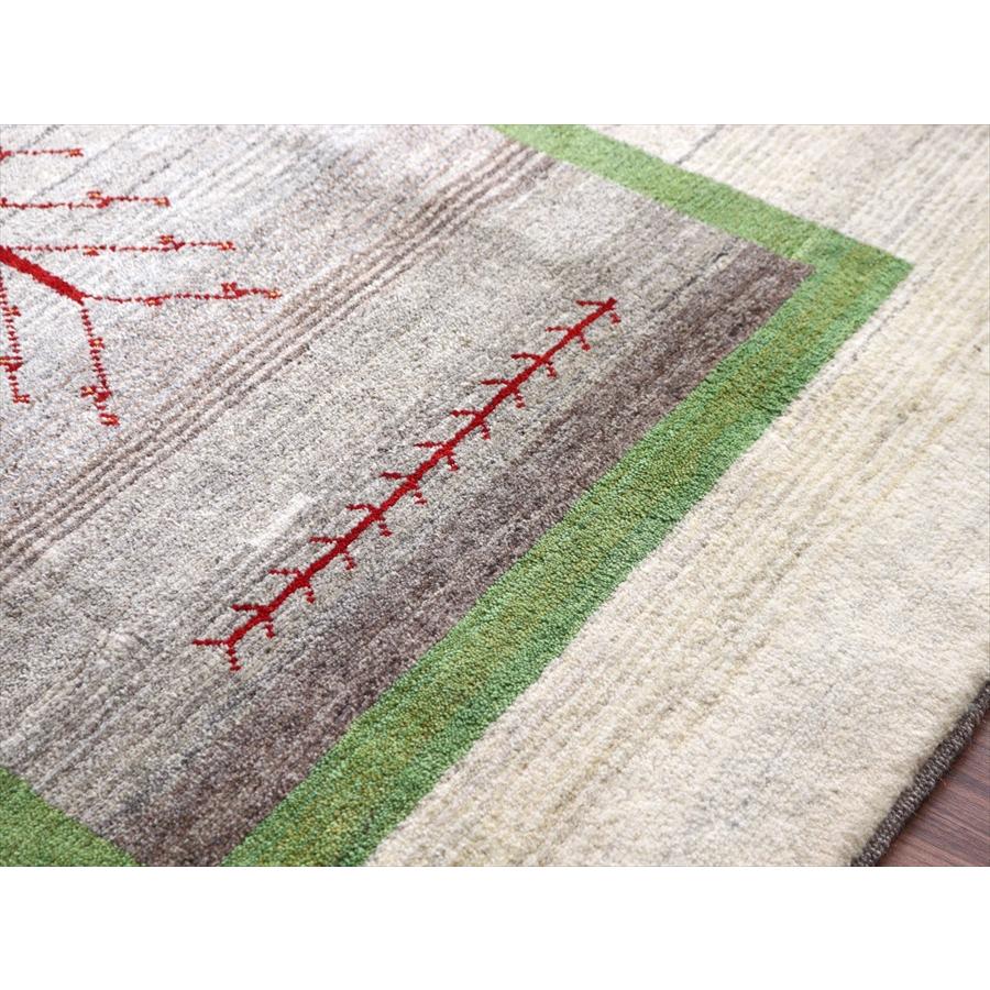 赤い生命の樹 ノマド 192x116cm イランの手織りラグ ギャッベ |  | 05