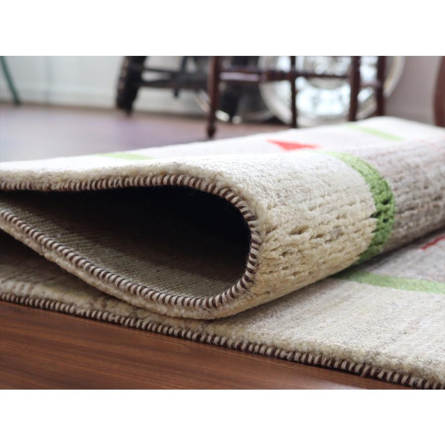 赤い生命の樹 ノマド 192x116cm イランの手織りラグ ギャッベ |  | 09