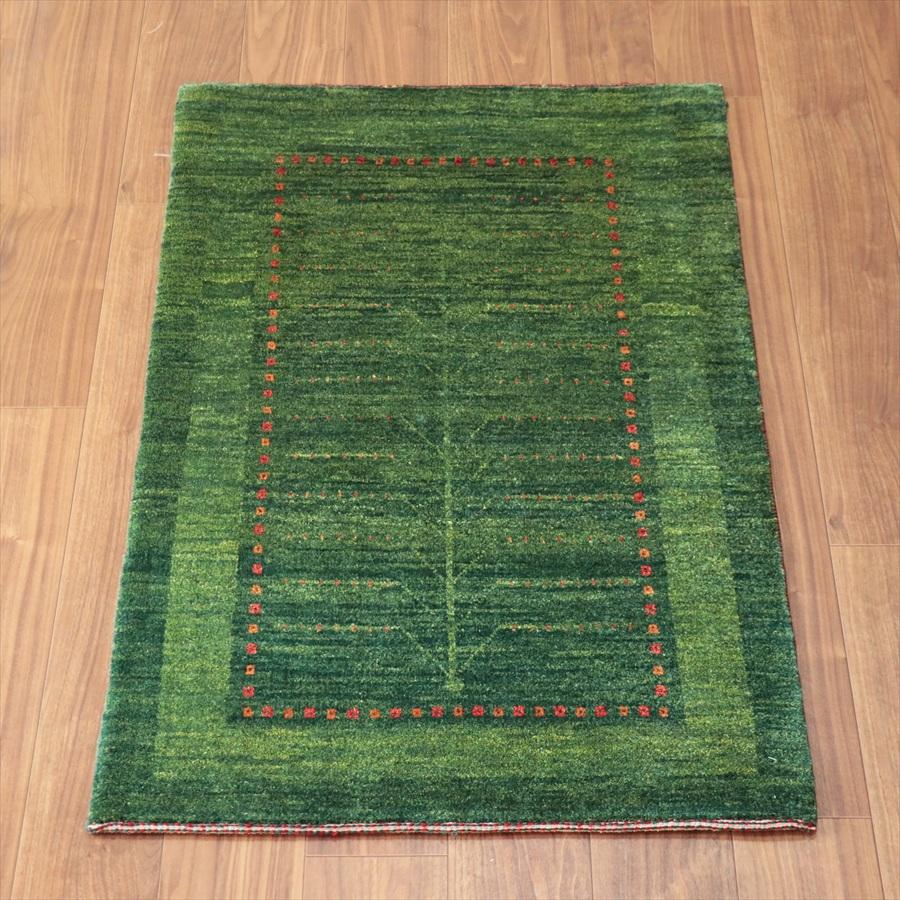 Gabbeh ギャッベ バナフシェ 128x78cm グリーン　生命の樹 | 