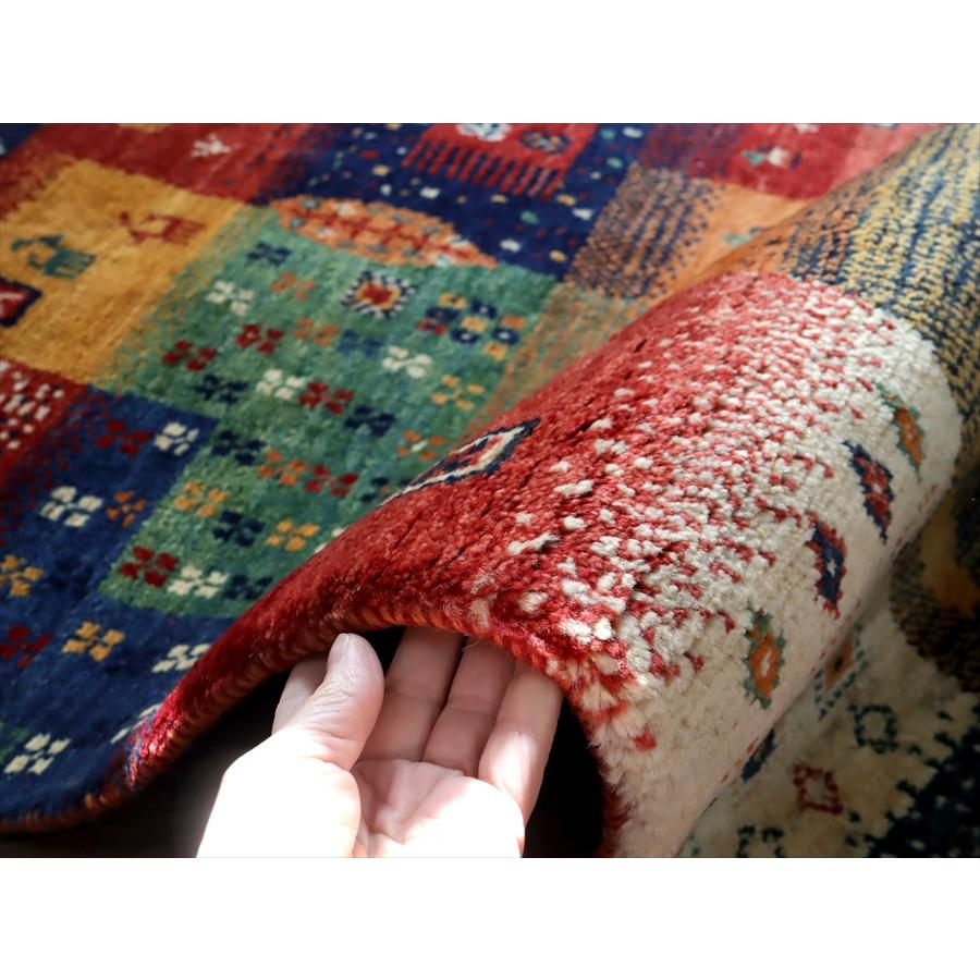 ギャッベ ノマド　 161x102cm モザイクグラデーション　イラン産手織り　Gabbeh Nomad |  | 10