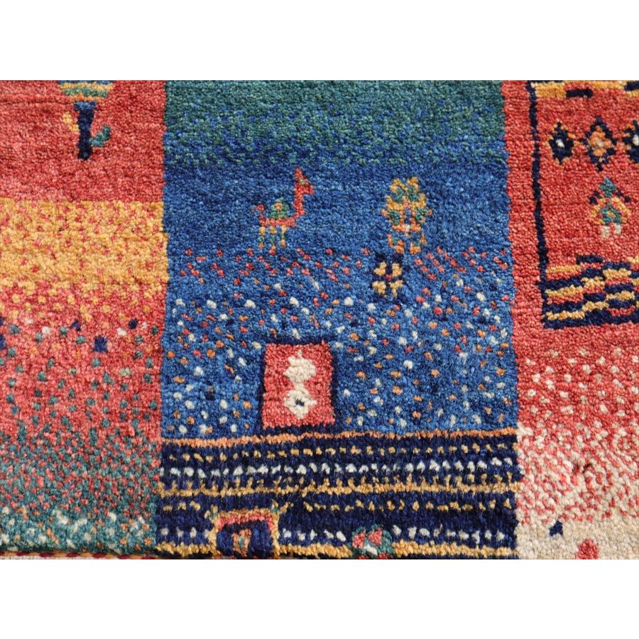 ギャッベ ノマド　 161x102cm モザイクグラデーション　イラン産手織り　Gabbeh Nomad |  | 07