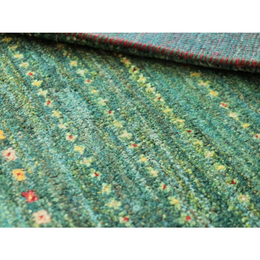 ギャッベ イラン産手織り シューウリ 146x101cm グリーン　生命の木 |  | 09