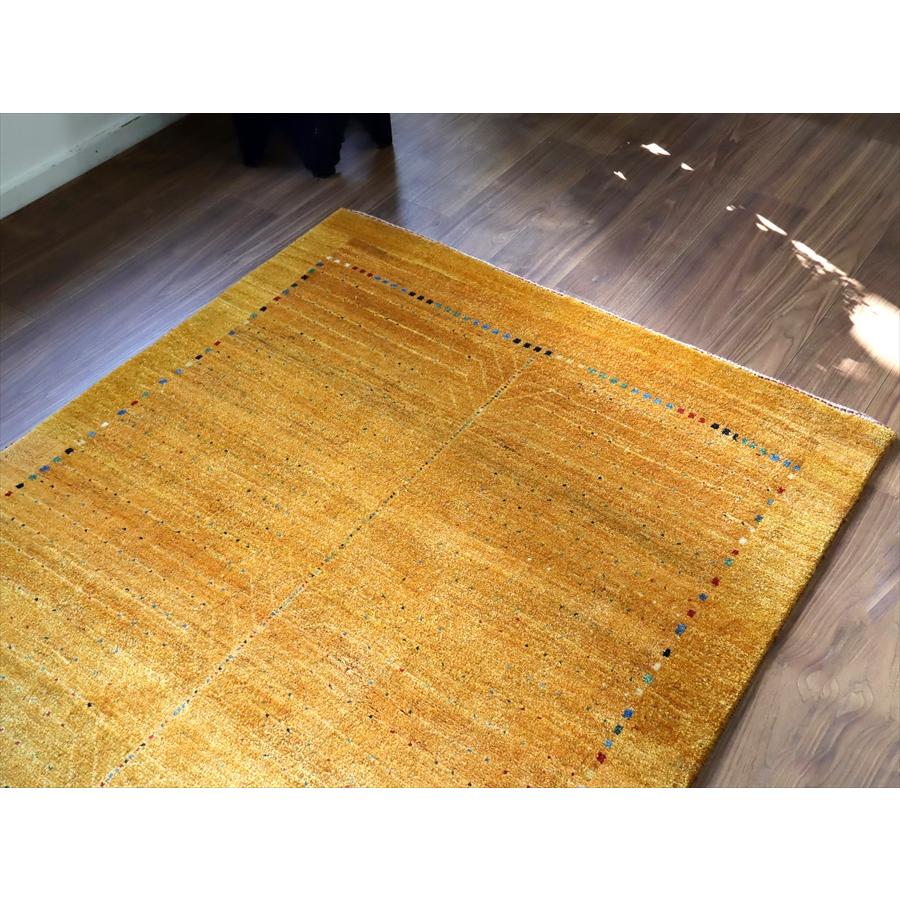 ギャッベ ノマド　 172x119cm 明るいオレンジ　生命の木　イラン産手織り　Gabbeh Nomad |  | 02