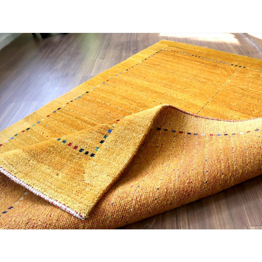 ギャッベ ノマド　 172x119cm 明るいオレンジ　生命の木　イラン産手織り　Gabbeh Nomad |  | 08