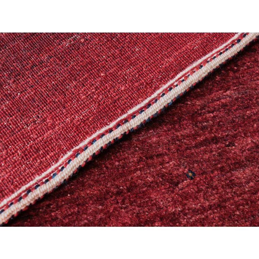 ギャベ　Gabbeh Lori Atash ロリアタシュ 150x93cm レッドグラデーション　無地 シンプル 最上級の細かな織り |  | 10