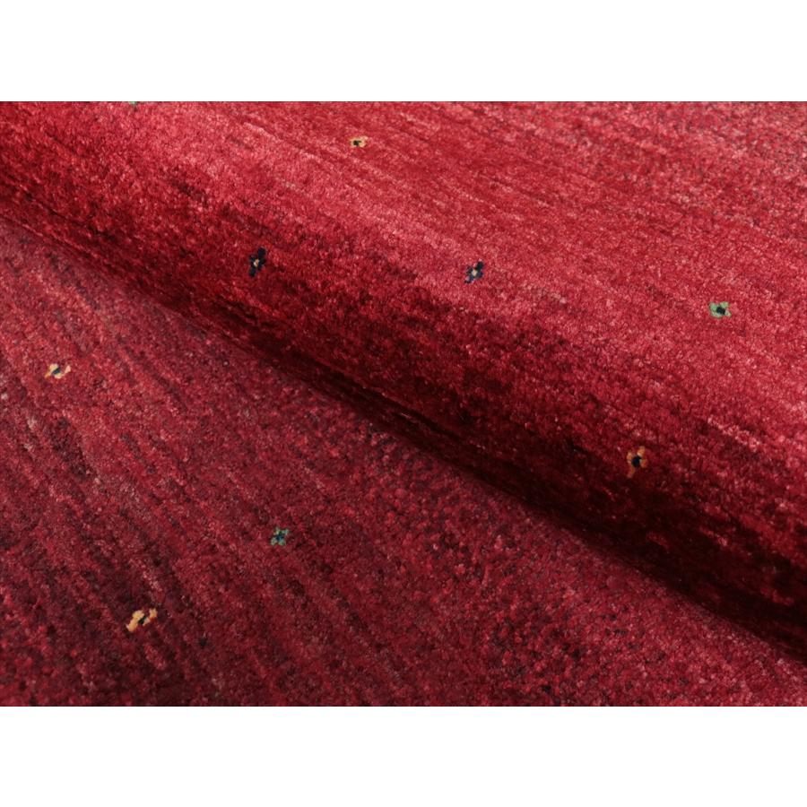 ギャベ　Gabbeh Lori Atash ロリアタシュ 150x93cm レッドグラデーション　無地 シンプル 最上級の細かな織り |  | 06