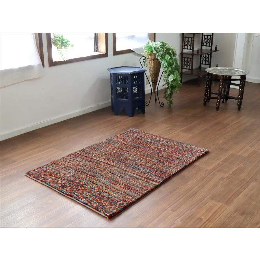 ギャッベ ノマド　 121x83cm ドットミックス　イラン産手織り　Gabbeh Nomad |  | 01