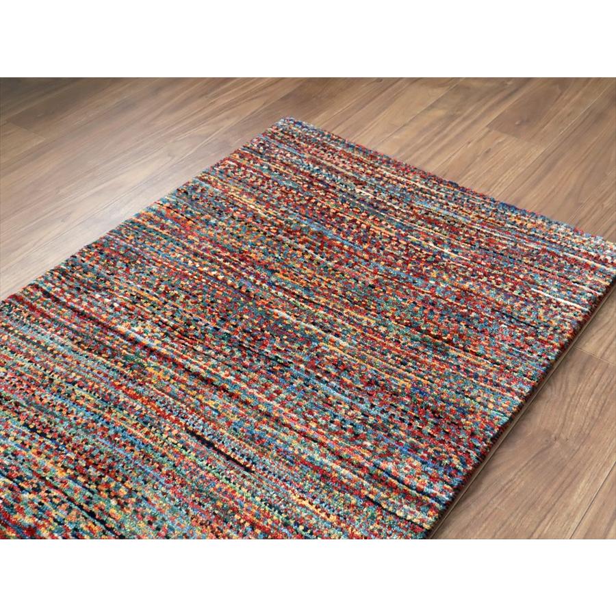 ギャッベ ノマド　 121x83cm ドットミックス　イラン産手織り　Gabbeh Nomad |  | 02