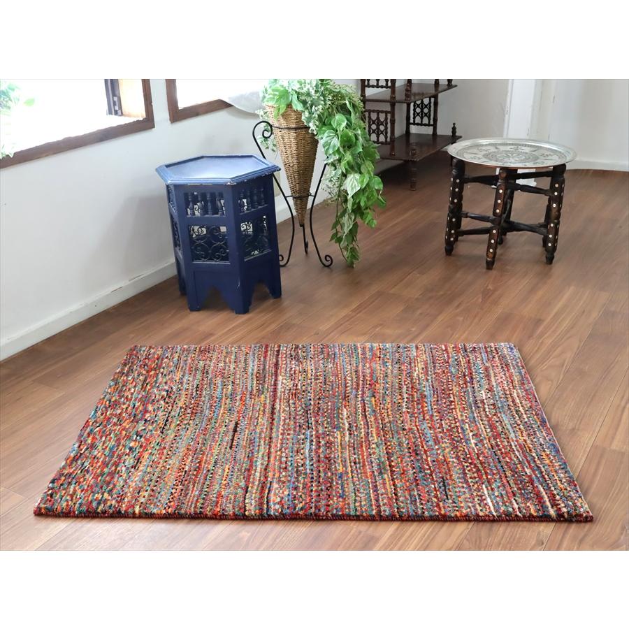 ギャッベ ノマド　 121x83cm ドットミックス　イラン産手織り　Gabbeh Nomad |  | 06