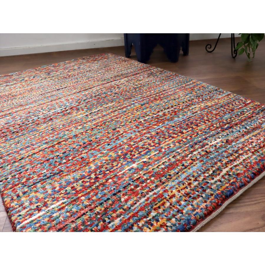 ギャッベ ノマド　 121x83cm ドットミックス　イラン産手織り　Gabbeh Nomad |  | 08