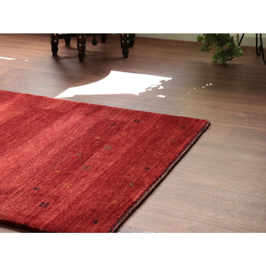 ギャベ　Gabbeh Lori Atash ロリアタシュ 125x83cm レッドグラデーション　最上級の細かな織り |  | 10