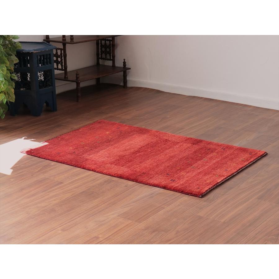ギャベ　Gabbeh Lori Atash ロリアタシュ 125x83cm レッドグラデーション　最上級の細かな織り |  | 11